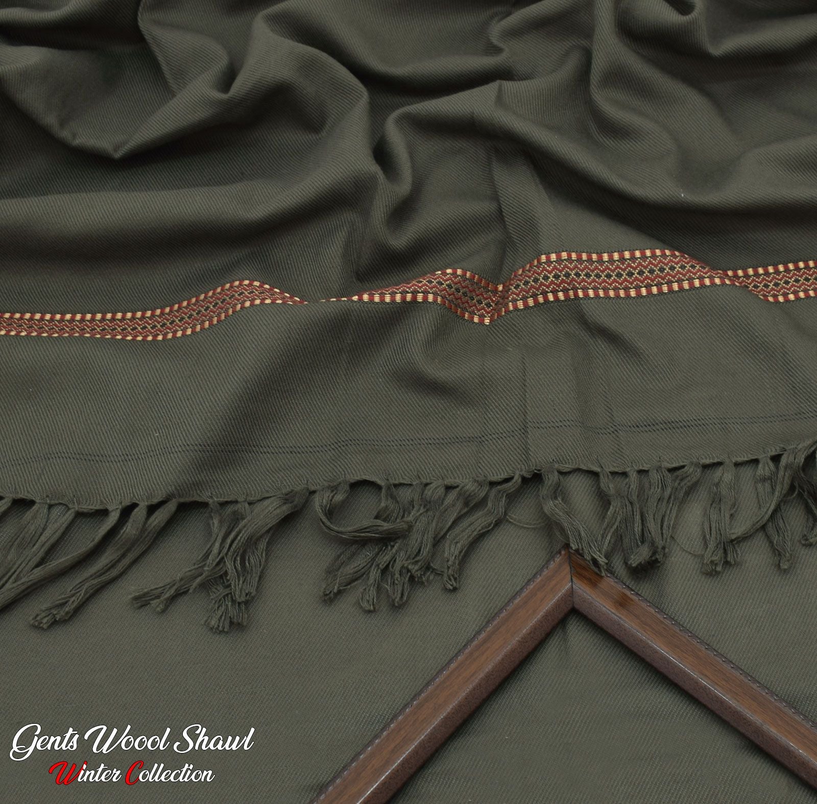 Men's Acrylic Wool Shawl D-002