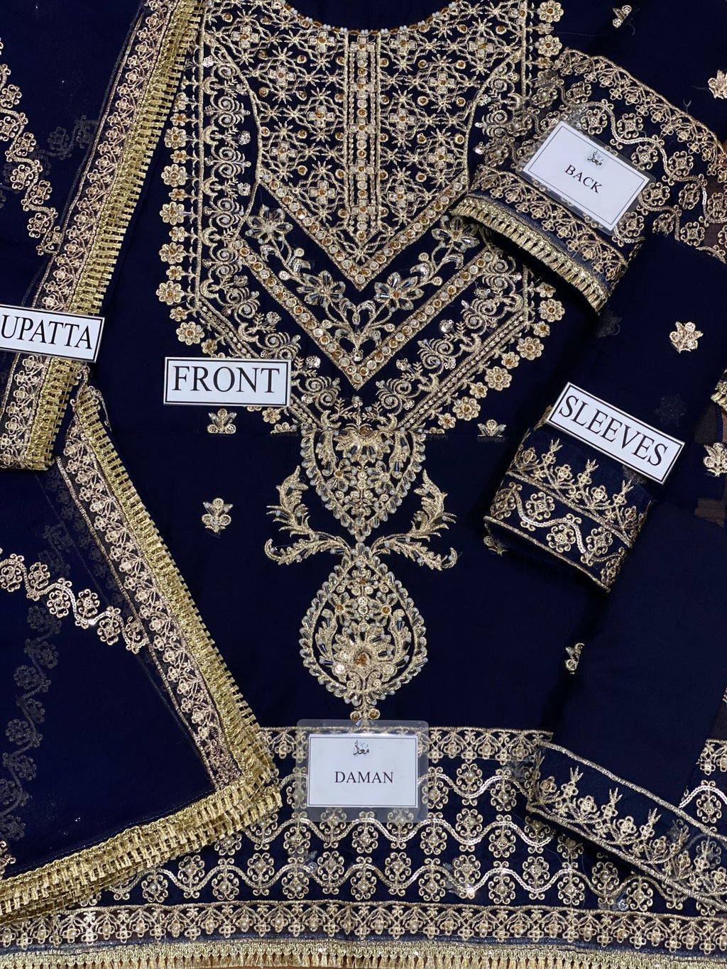 Asim Jofa Bridal Unstitched Embroidered D-001