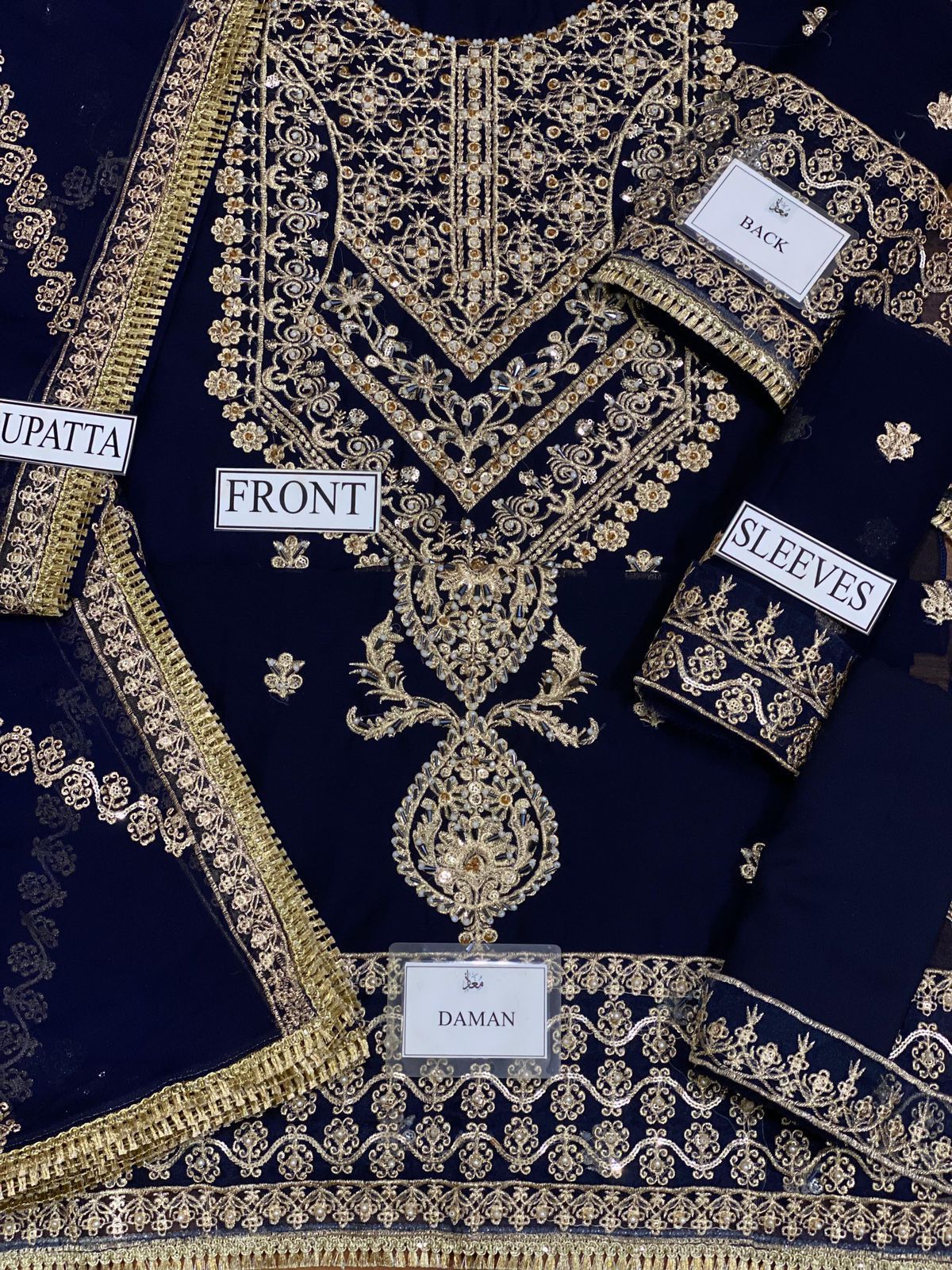 Asim Jofa Bridal Unstitched Embroidered D-001