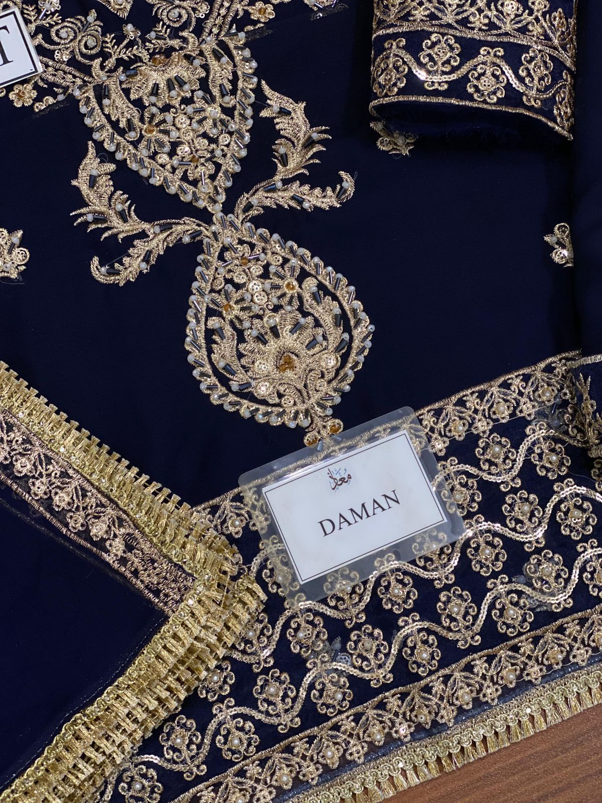 Asim Jofa Bridal Unstitched Embroidered D-001
