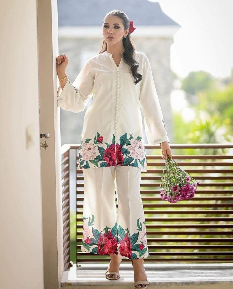 LULUSAR Shamooz Silk Printed 3Piece D-002