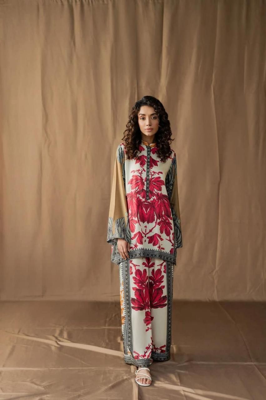 LULUSAR Shamooz Silk Printed 3Piece D-005
