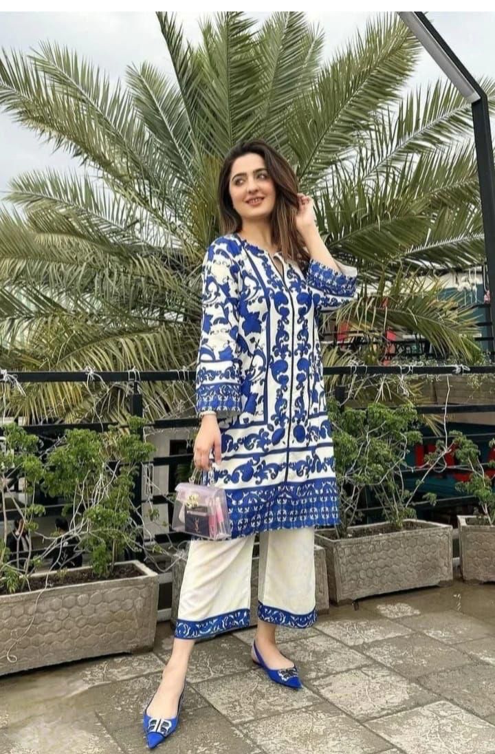 LULUSAR Shamooz Silk Printed 3Piece D-006