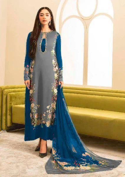 LULUSAR Shamooz Silk Printed 3Piece D-011
