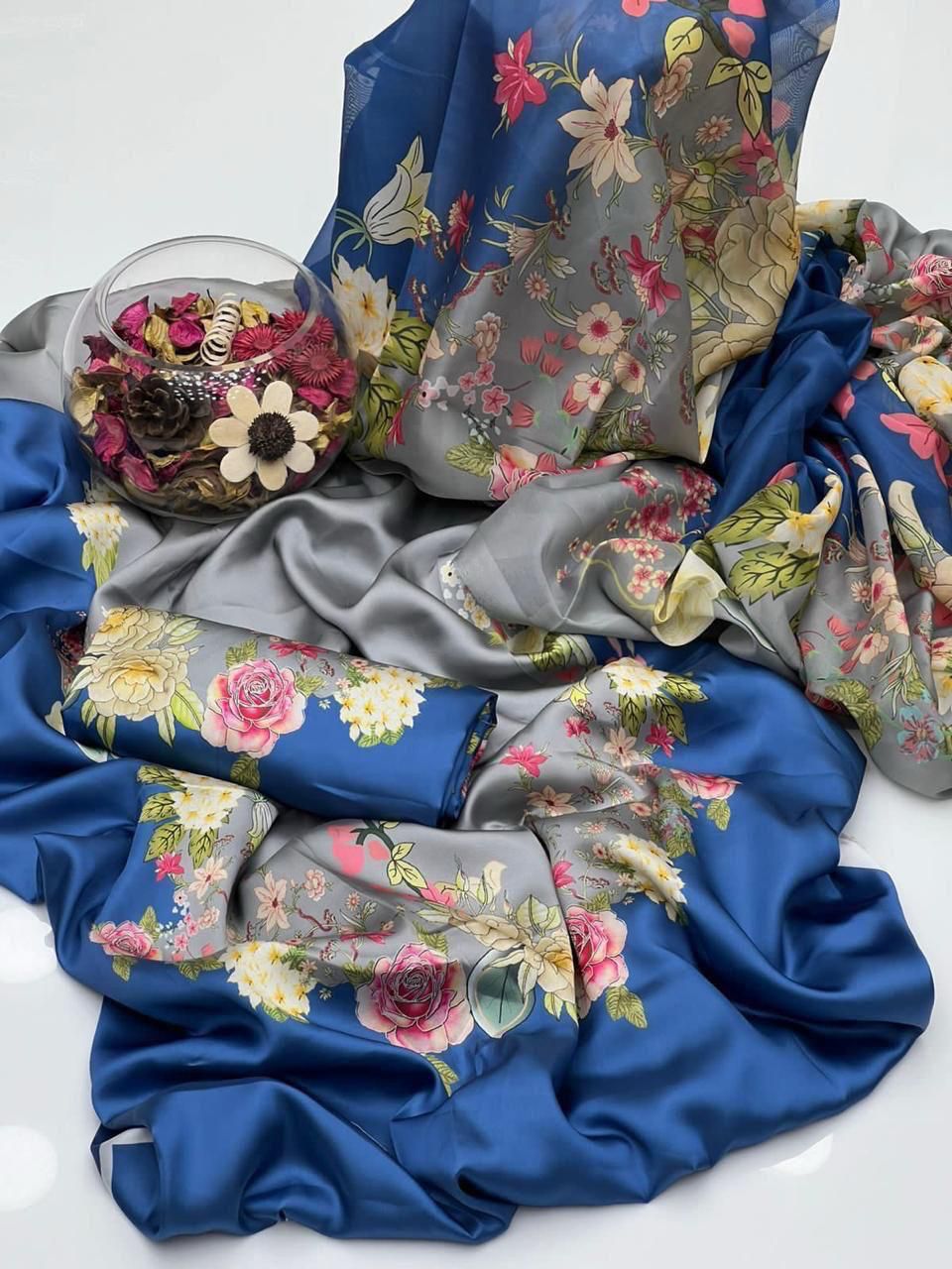 LULUSAR Shamooz Silk Printed 3Piece D-011