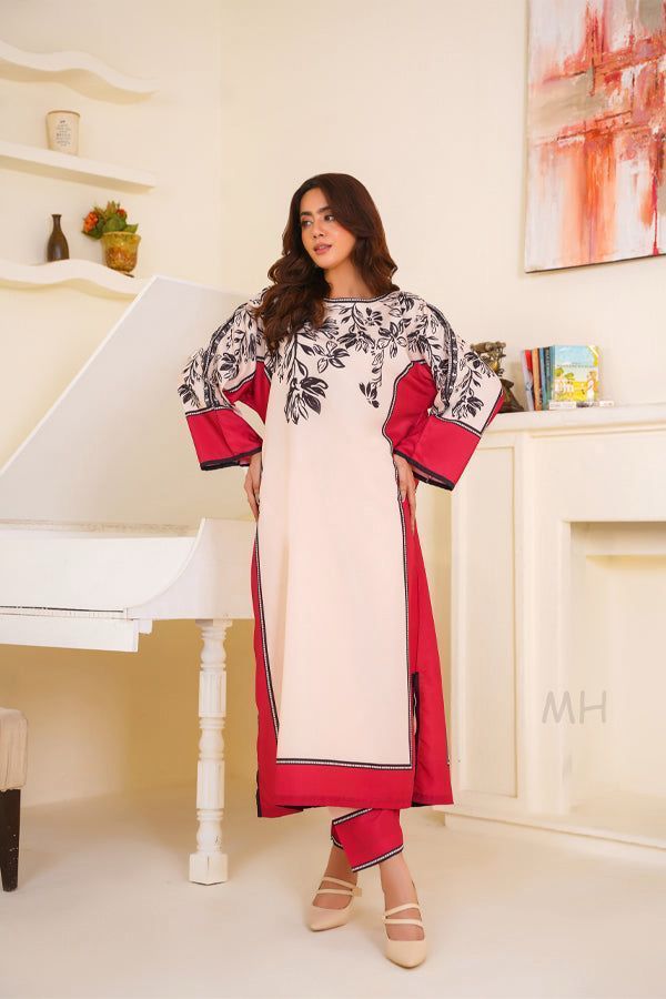 LULUSAR Shamooz Silk Printed 3Piece D-021