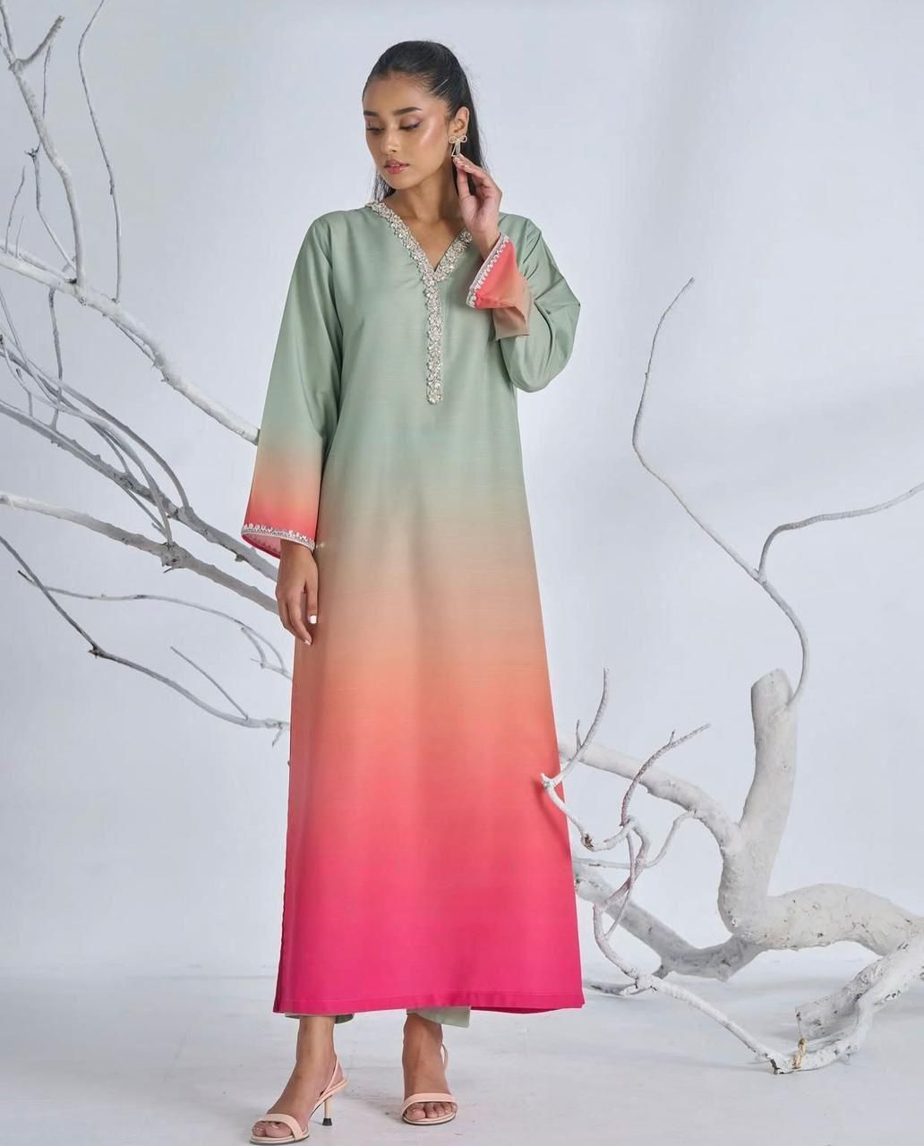 LULUSAR Shamooz Silk Printed 3Piece D-023