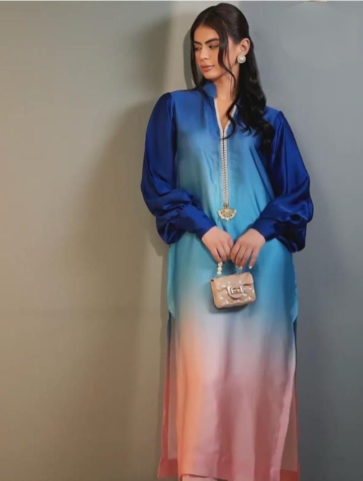 LULUSAR Shamooz Silk Printed 3Piece D-026