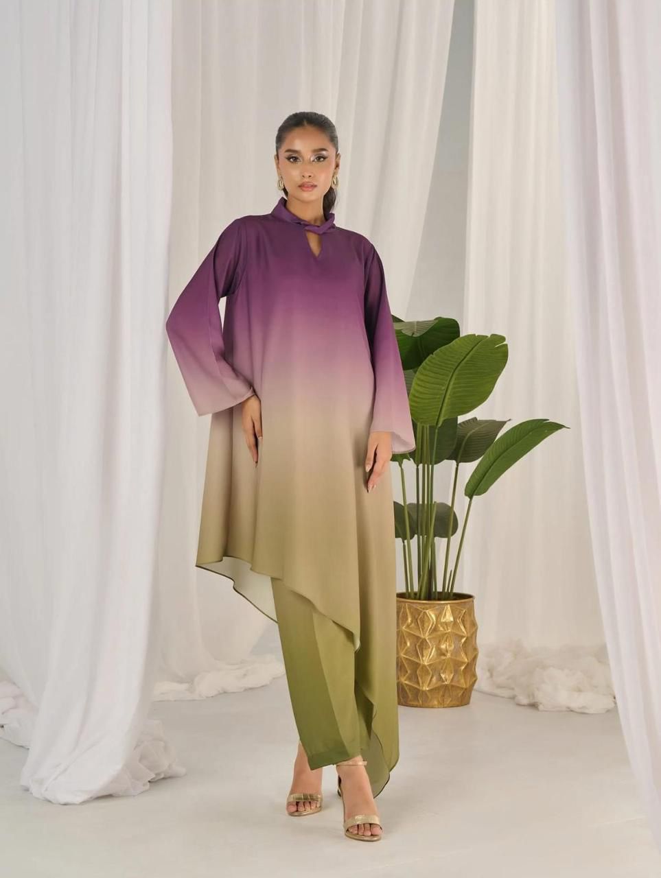 LULUSAR Shamooz Silk Printed 3Piece D-027