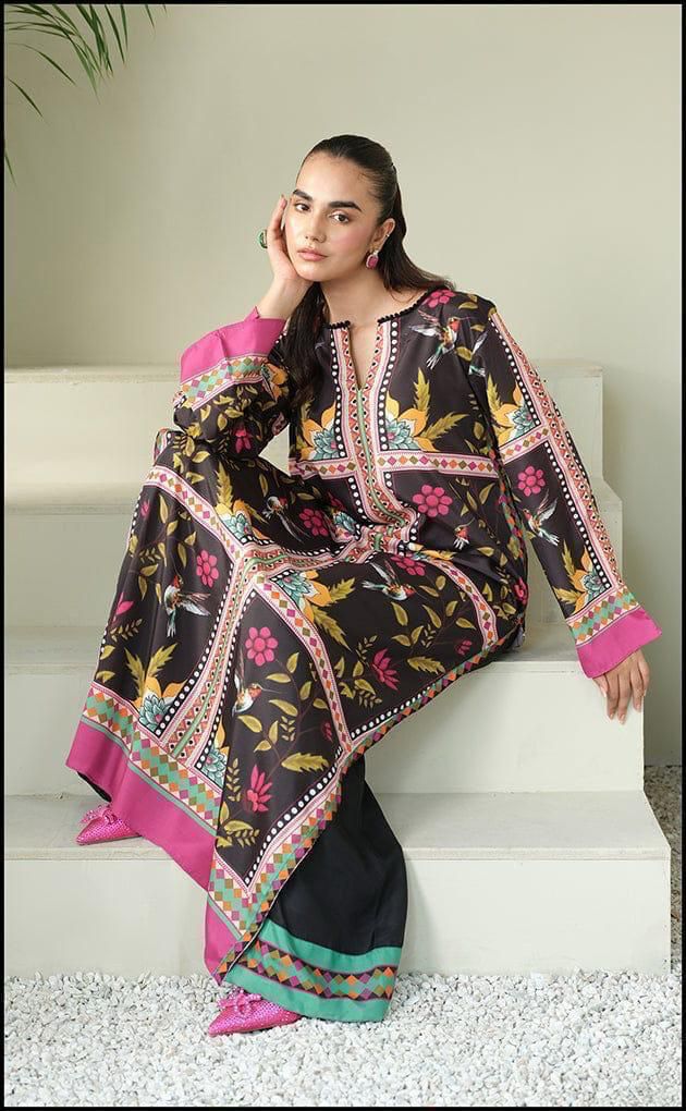 LULUSAR Shamooz Silk Printed 3Piece D-032