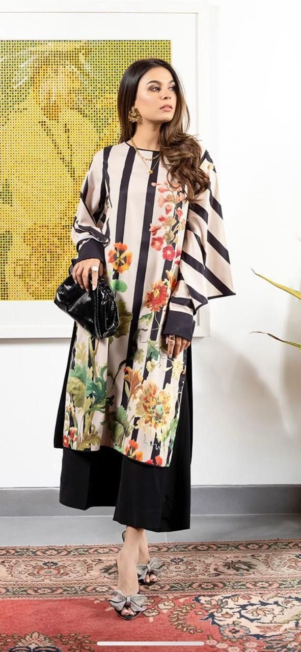 LULUSAR Shamooz Silk Printed 3Piece D-036