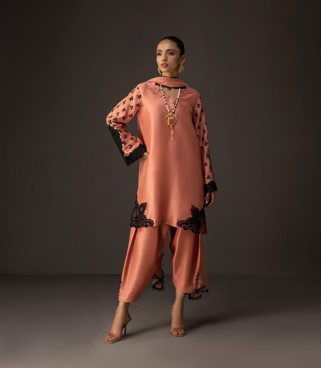 LULUSAR Shamooz Silk Printed 3Piece D-040