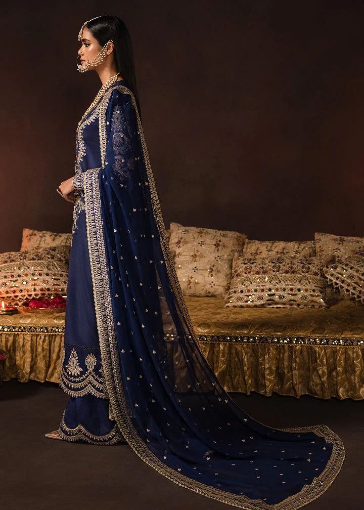MAYA BY AFROZEH Emb Velvet 3Piece D-001