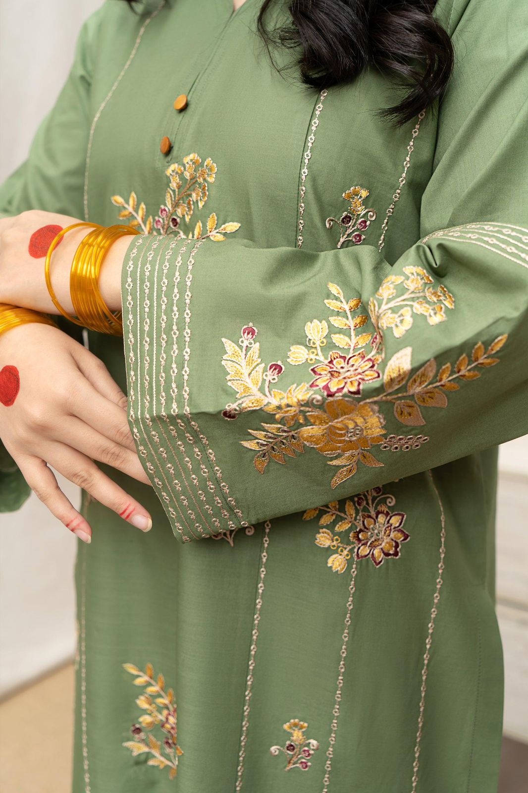 ASLING Dhanak Embroidered Unstitched 3Piece D-006