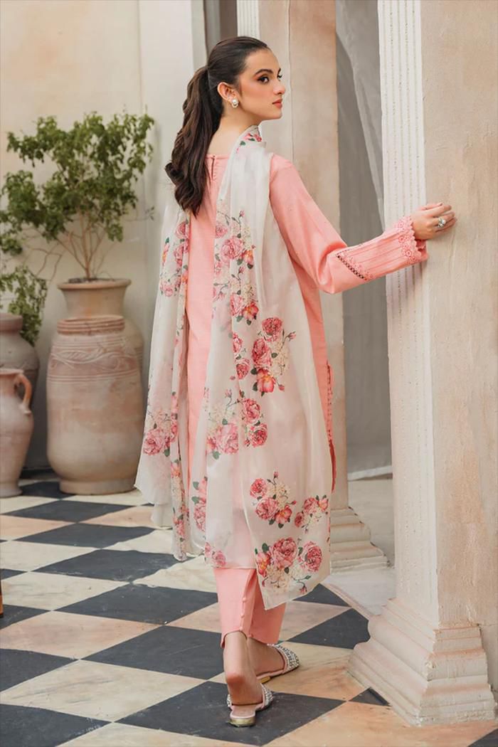 ASLING Dhanak Embroidered Unstitched 3Piece D-008