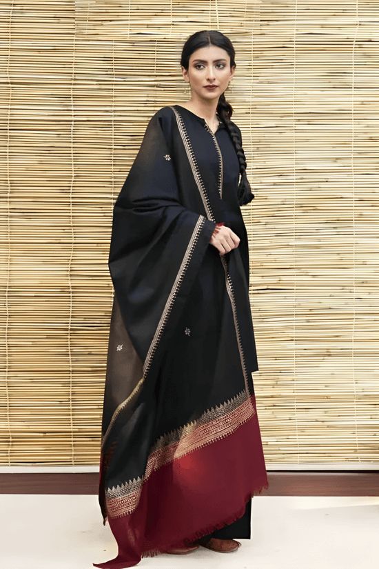 ASLING Dhanak Embroidered Unstitched 3Piece D-015