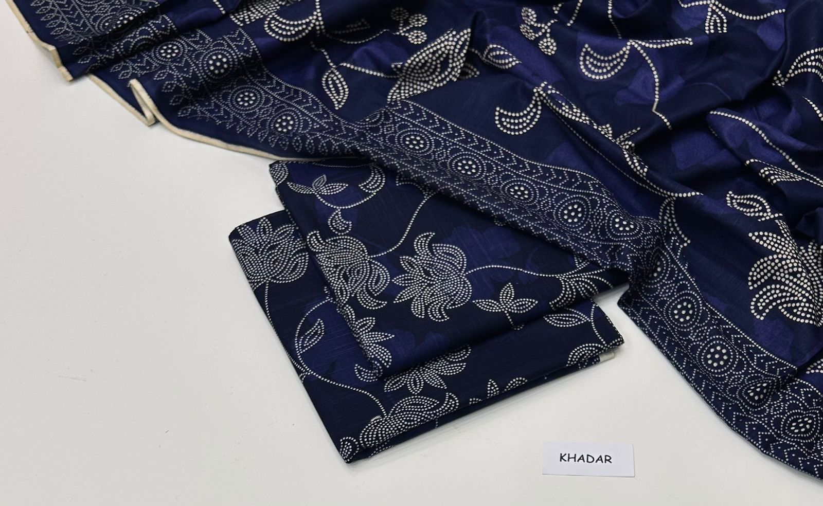Maria B Printed Unstitched Khaddar 3Piece D-026
