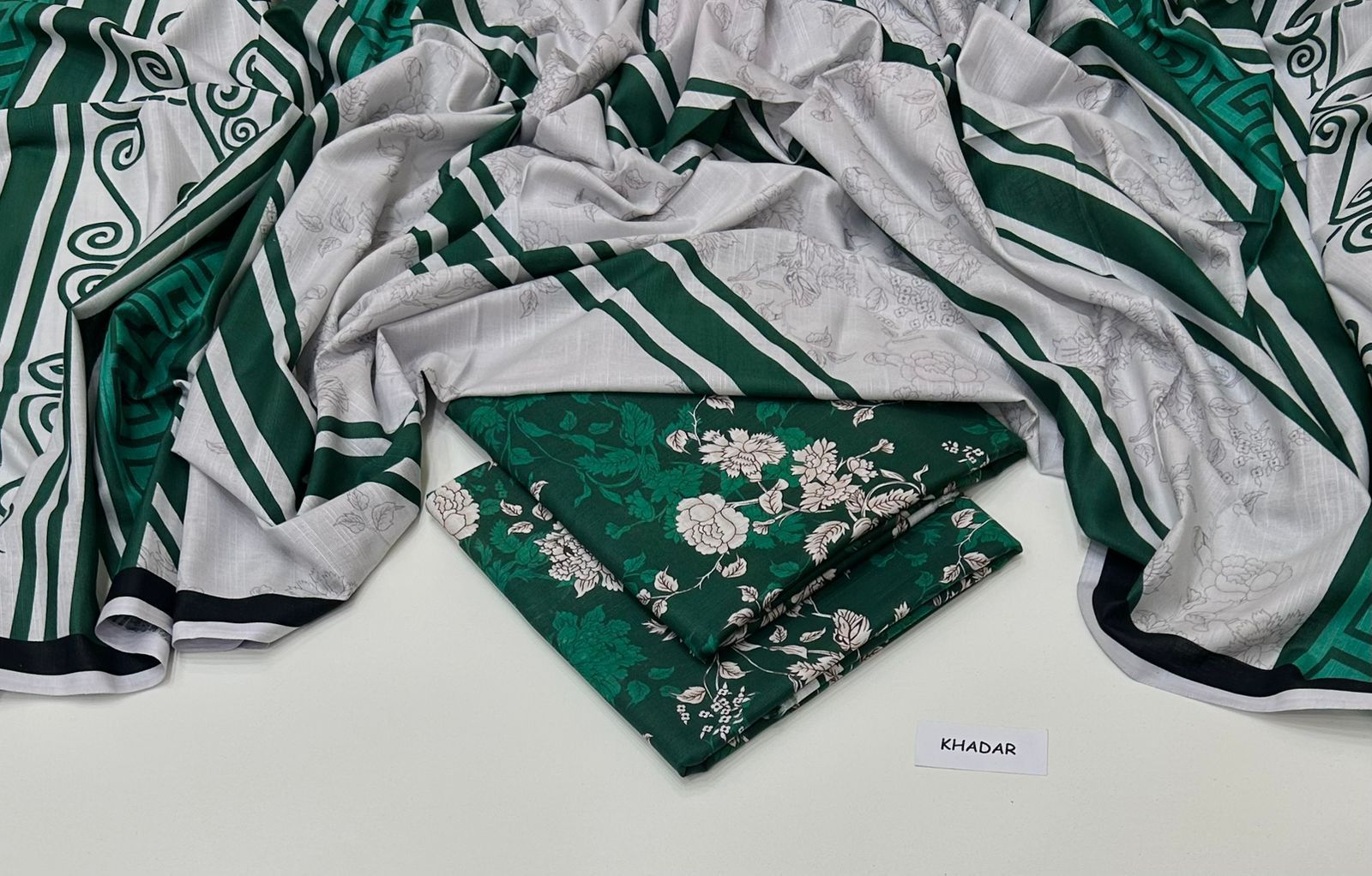 Maria B Printed Unstitched Khaddar 3Piece D-034