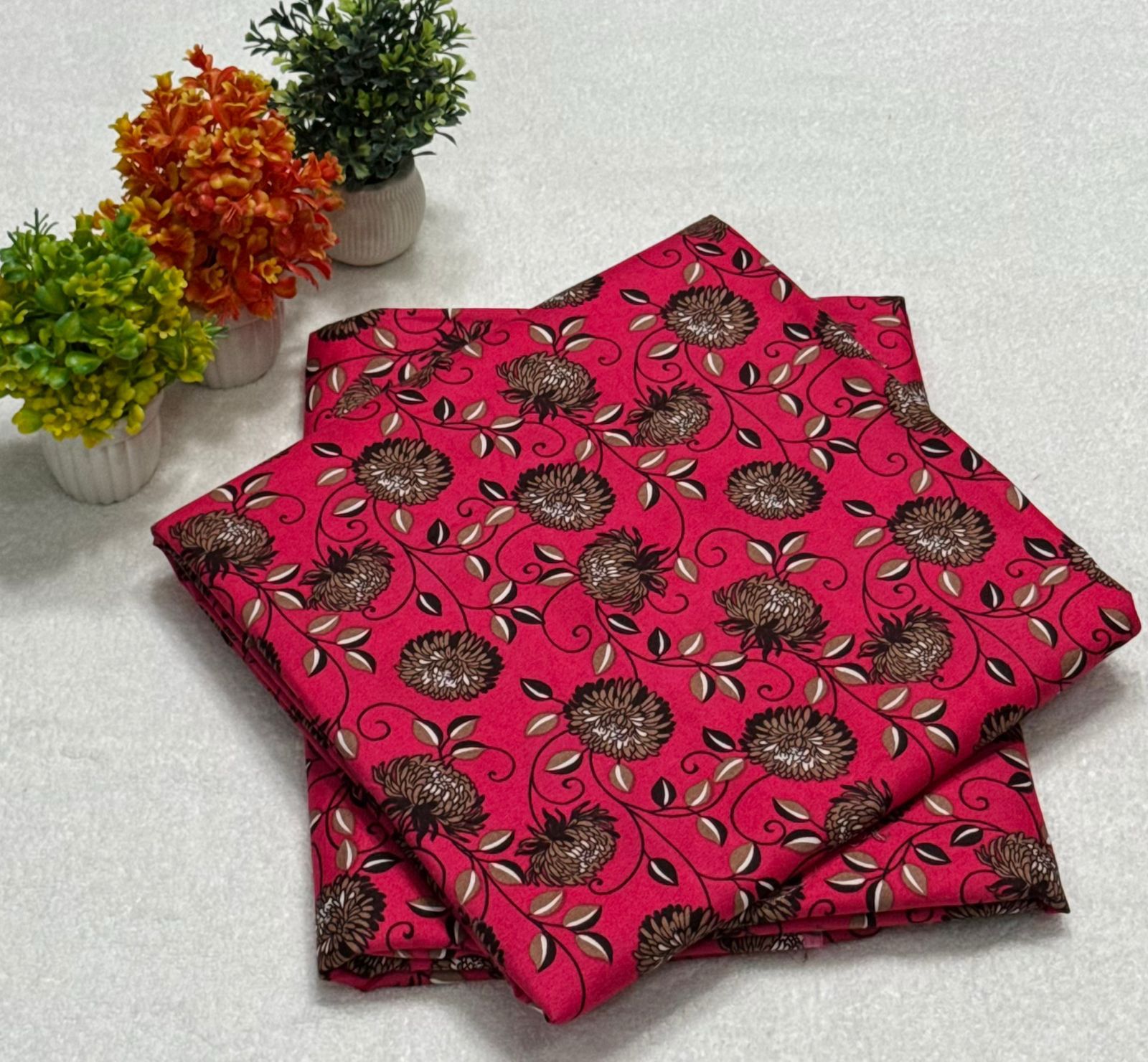 FLORAL PRINTED 2PC D-011