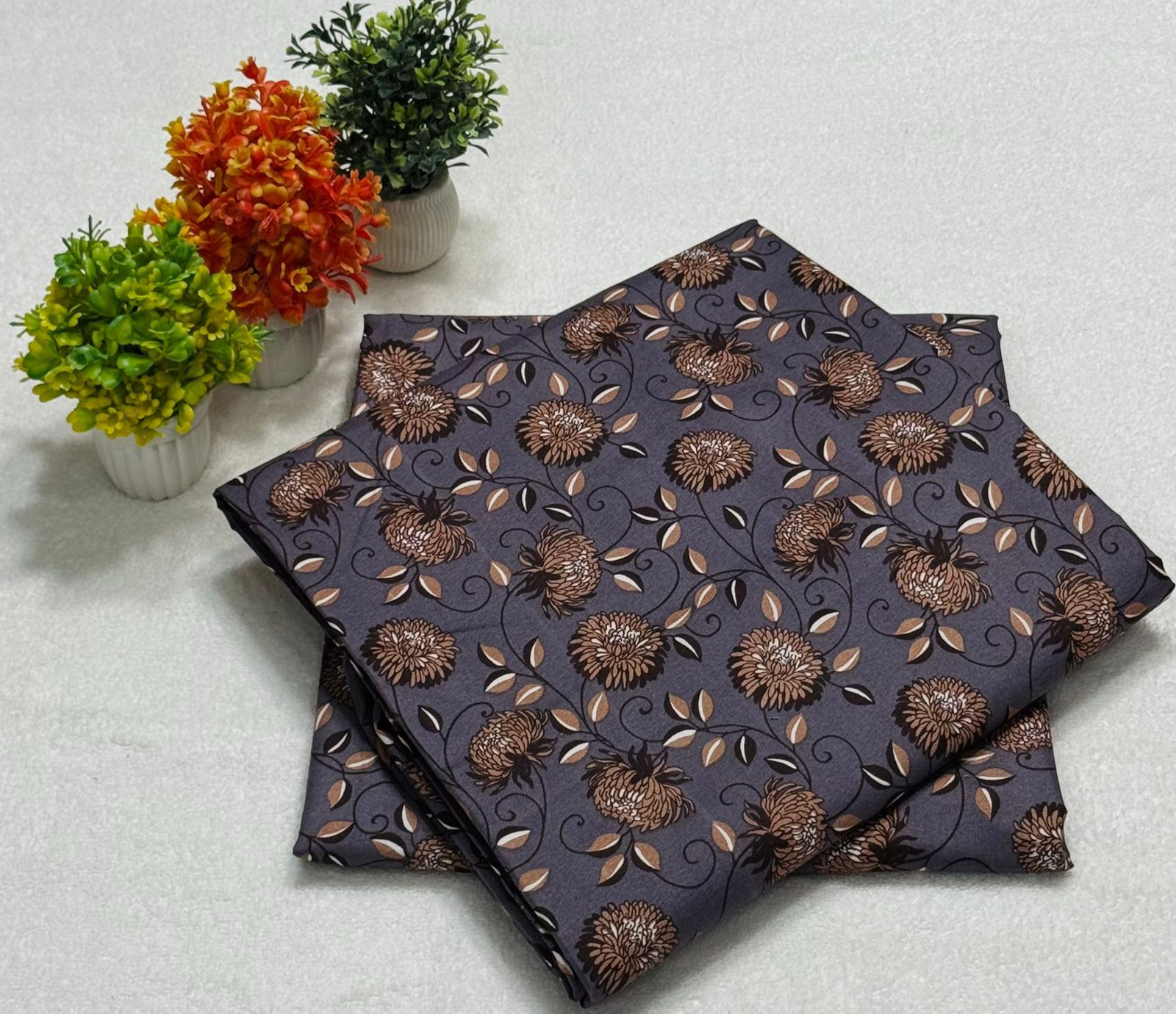 FLORAL PRINTED 2PC D-013