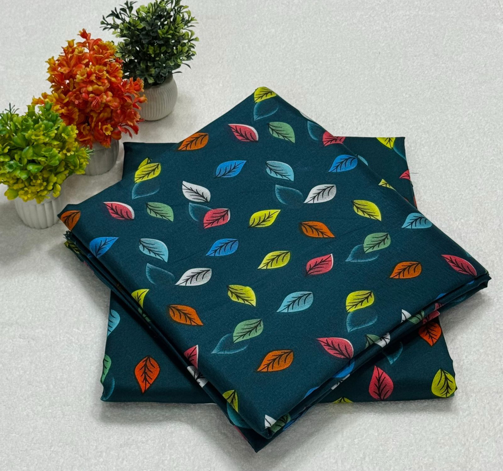 FLORAL PRINTED 2PC D-018