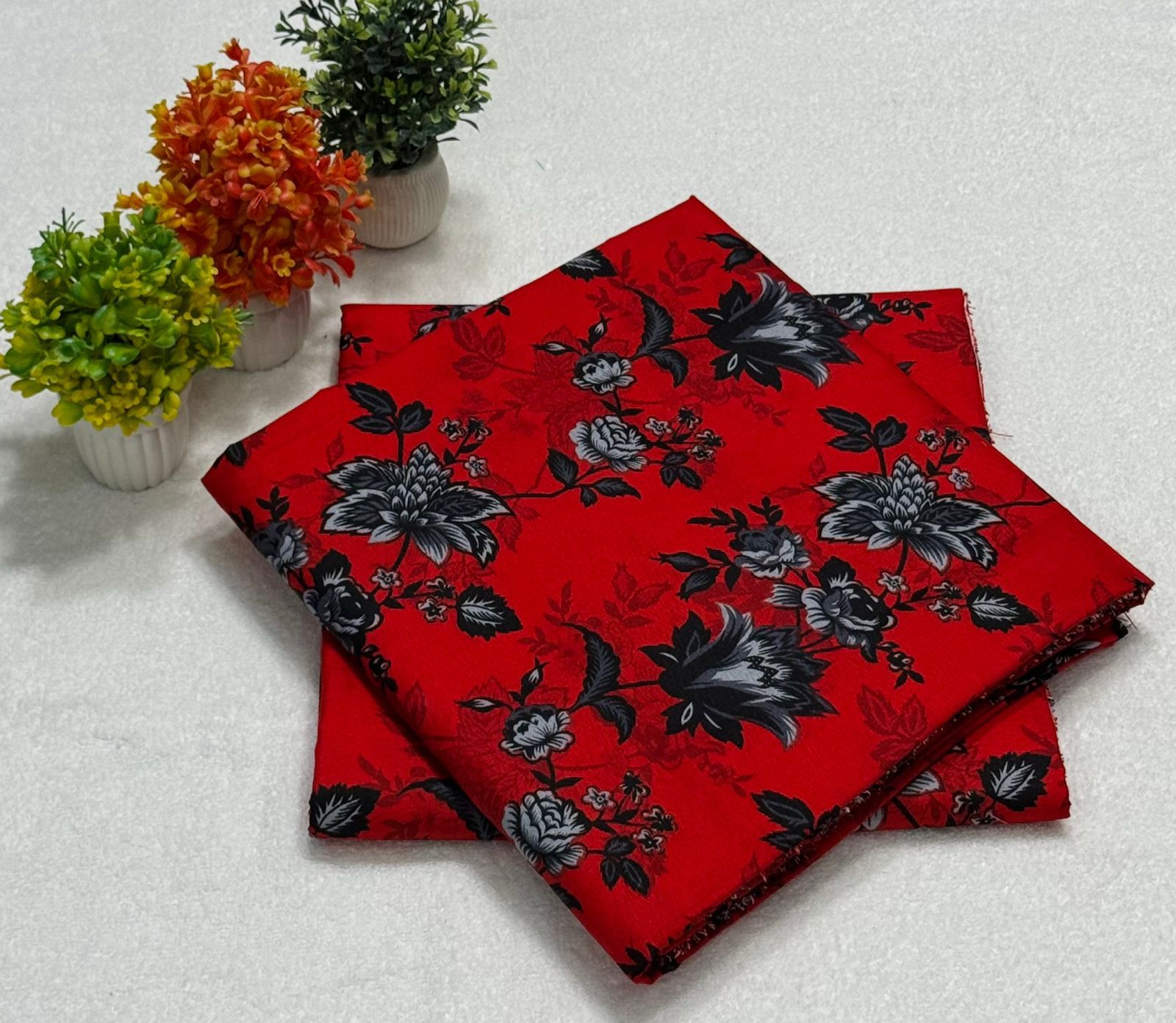FLORAL PRINTED 2PC D-019