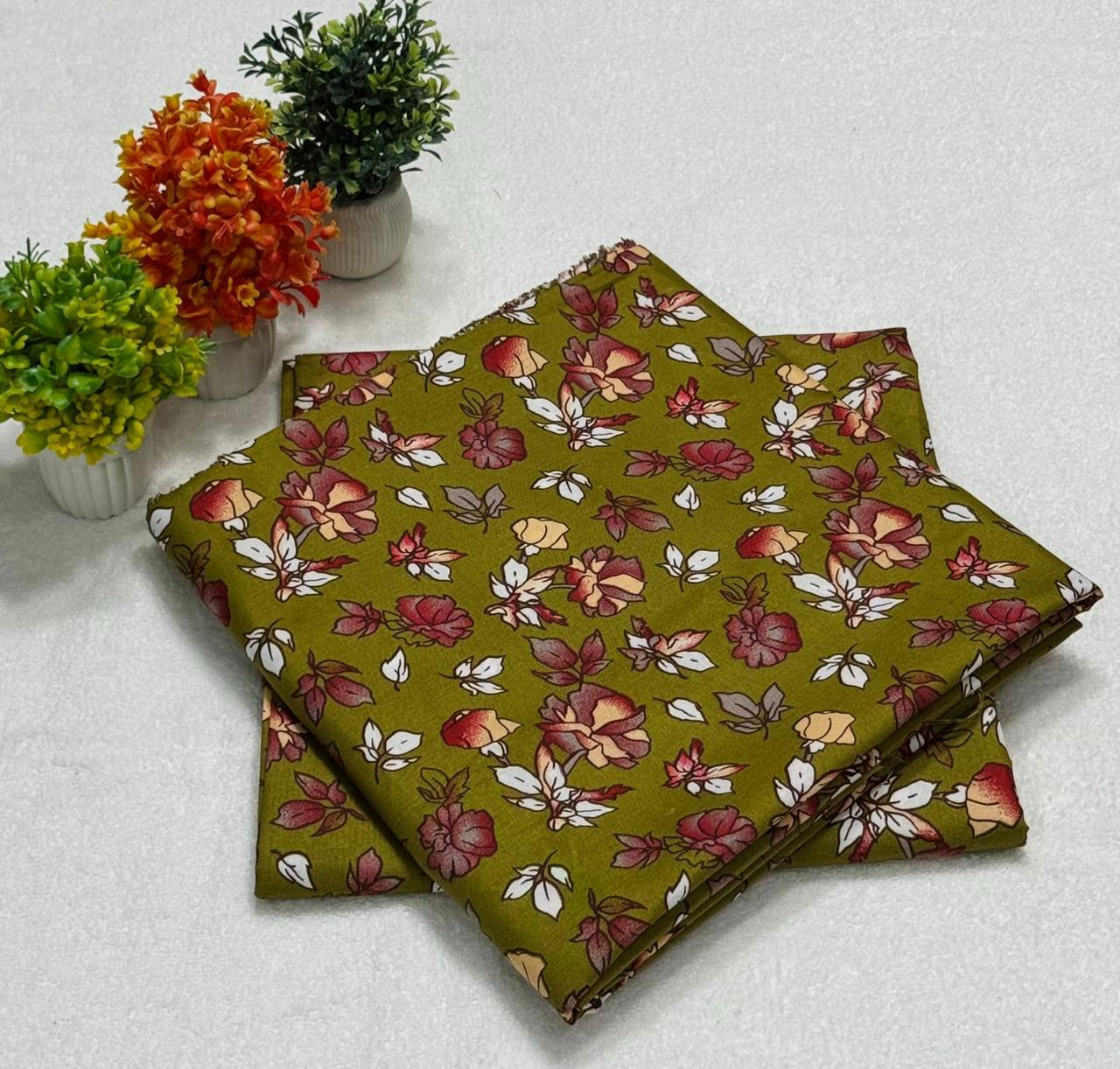 FLORAL PRINTED 2PC D-026