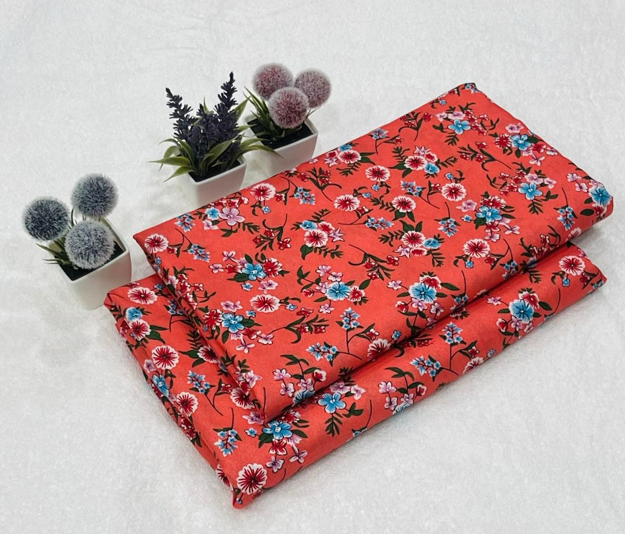 FLORAL PRINTED 2PC D-029