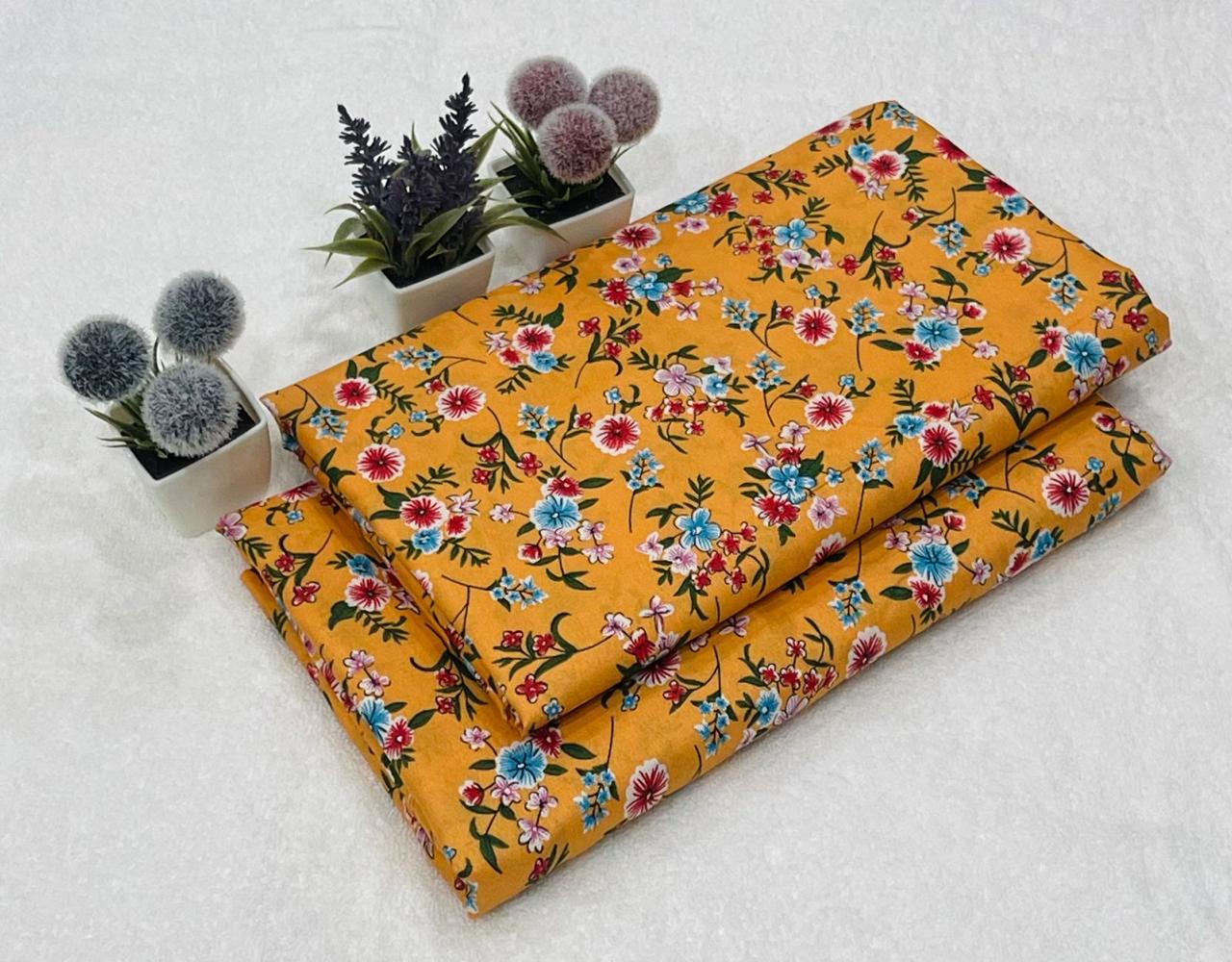 FLORAL PRINTED 2PC D-030