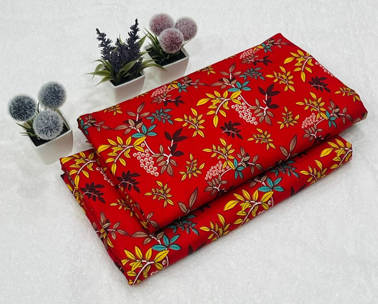 FLORAL PRINTED 2PC D-032