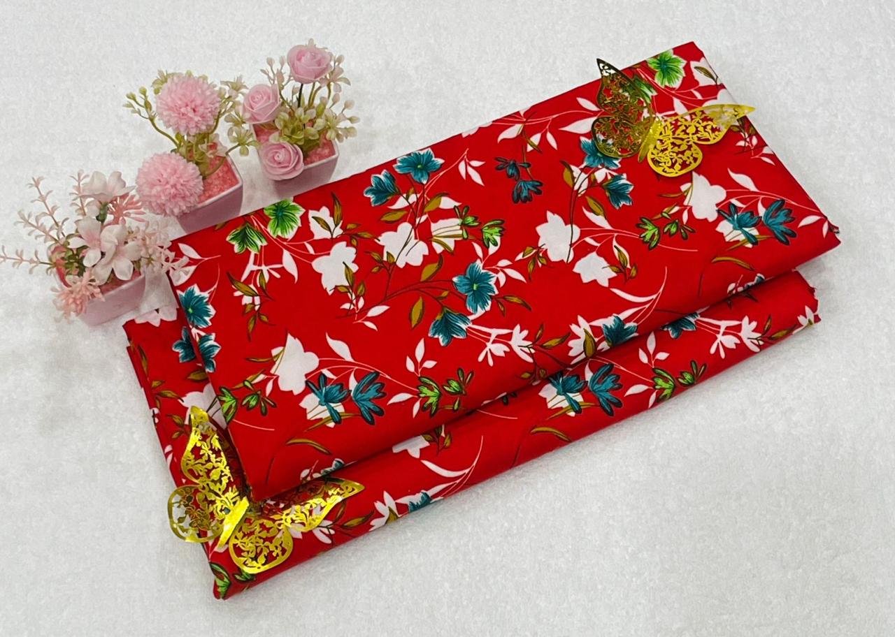 FLORAL PRINTED 2PC D-038