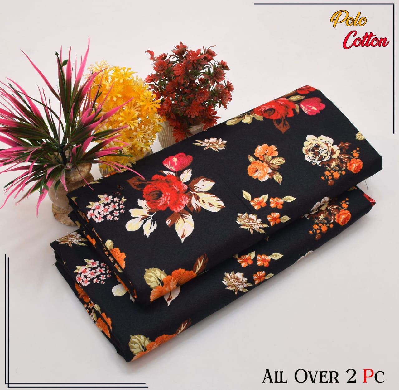 FLORAL PRINTED 2PC D-056