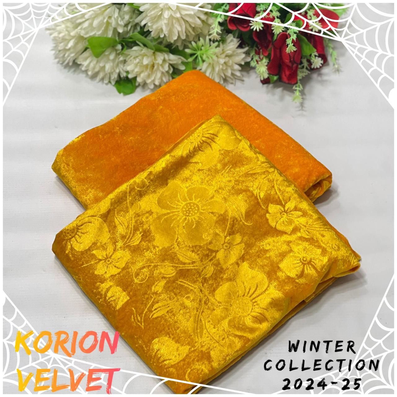Velvet All-Over Printed 2Piece D-012