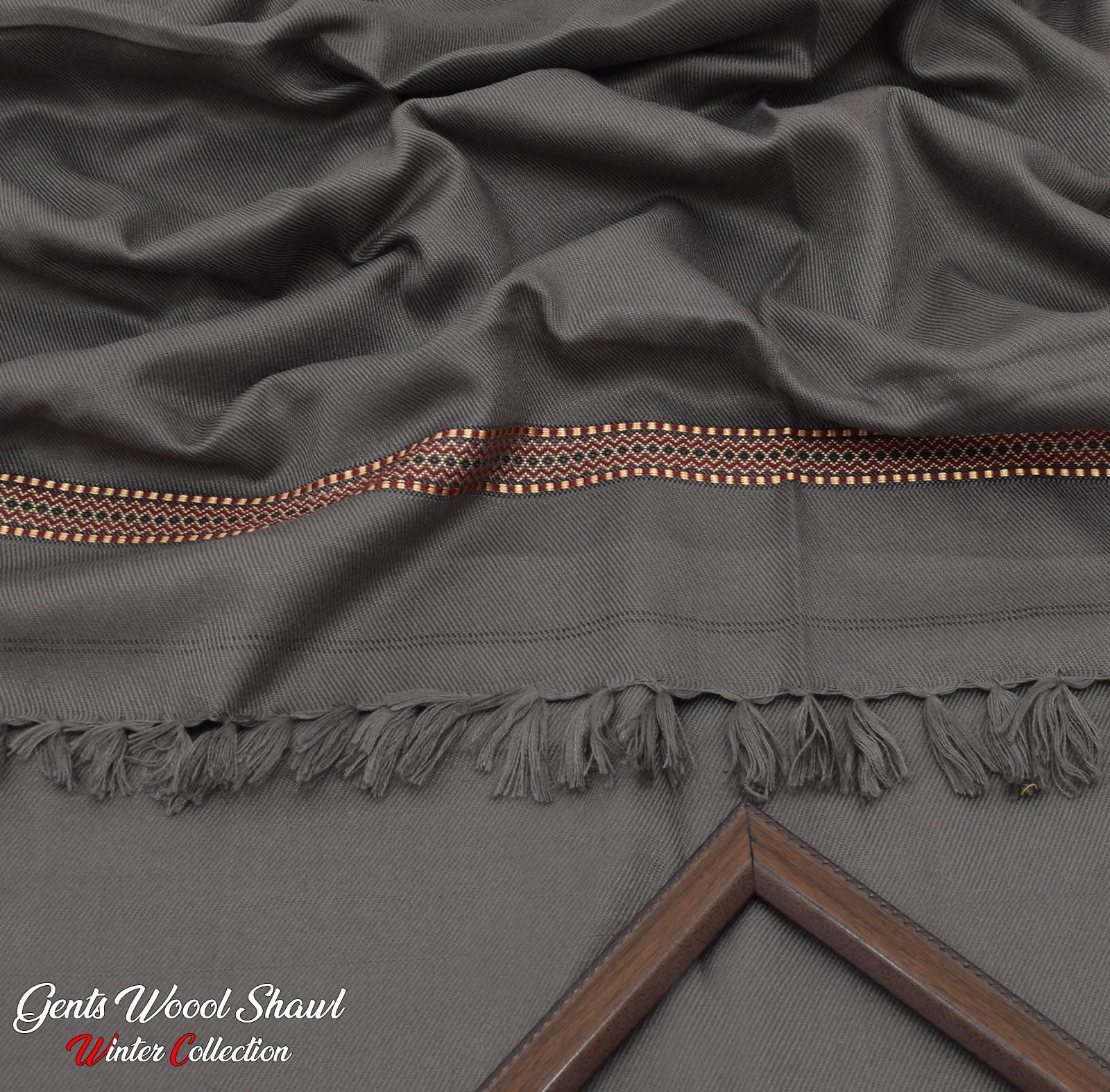 Men's Acrylic Wool Shawl D-004