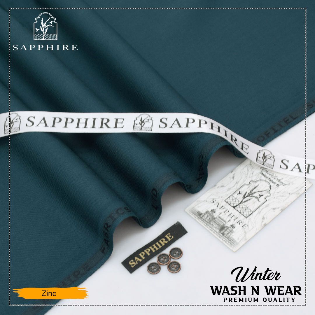 Sapphire Smoth Wash & Wear  Plain S01
