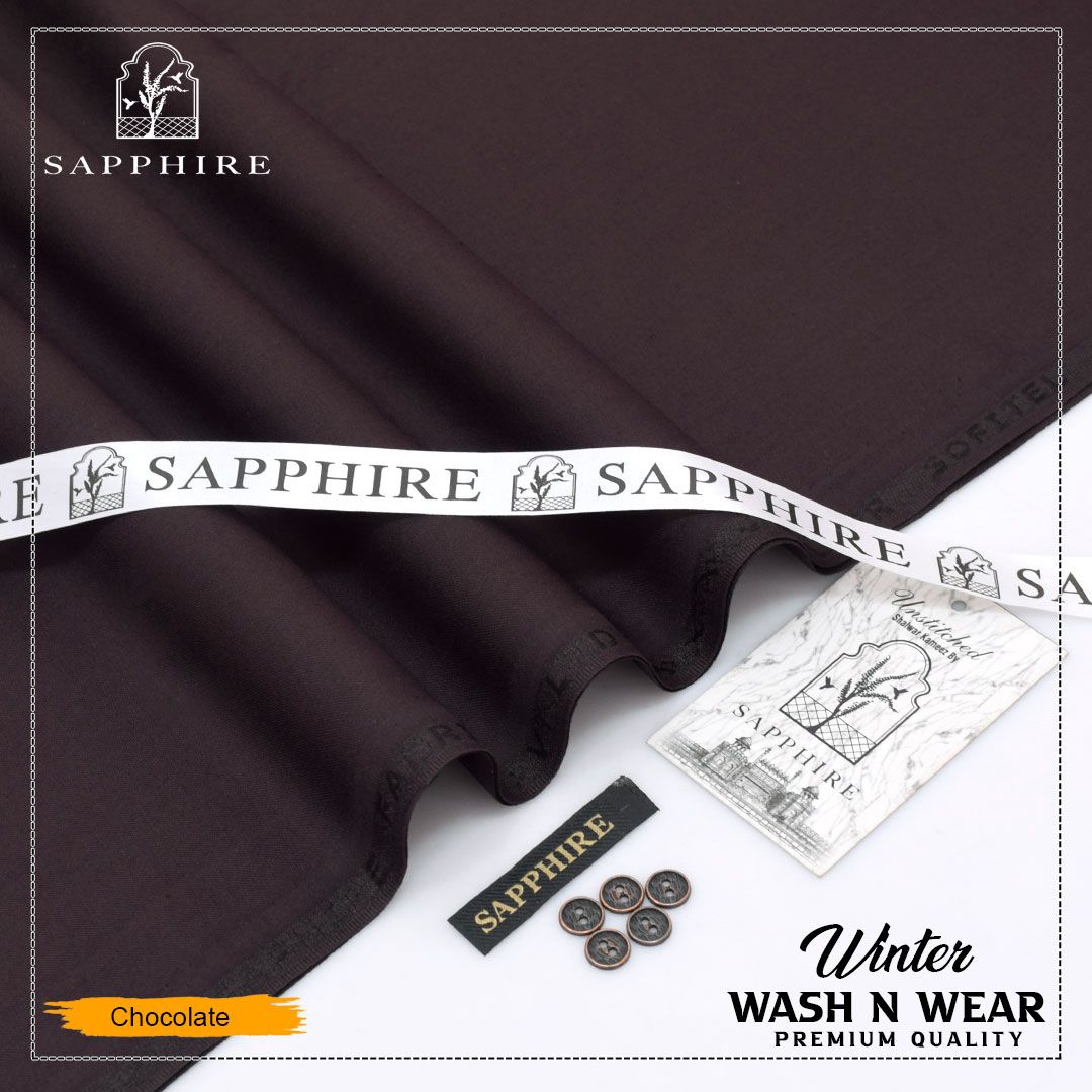 Sapphire Smoth Wash & Wear Plain S05