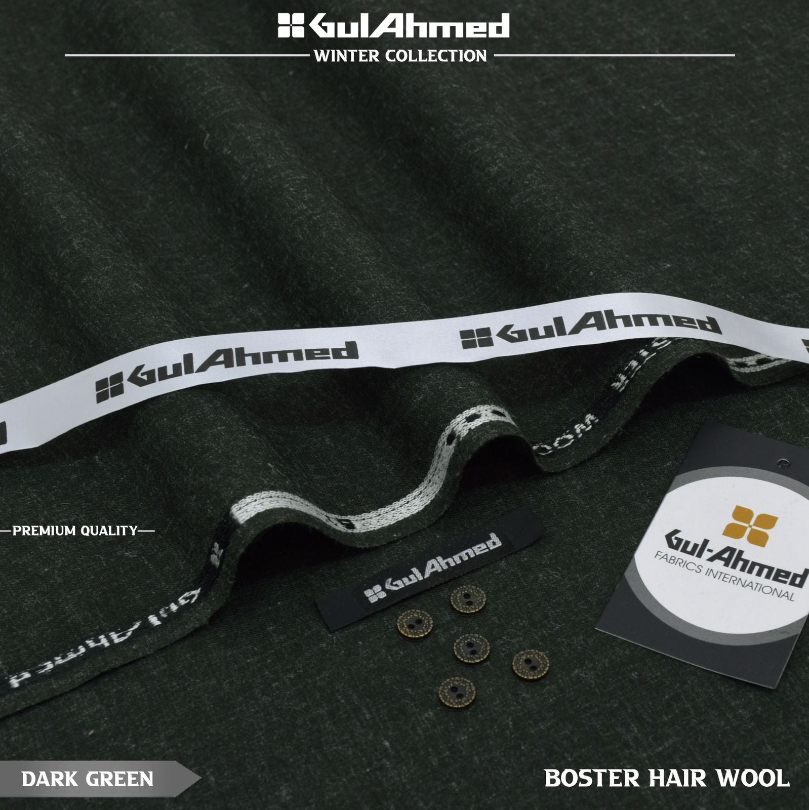 Boster Hair Wool - Deep Green