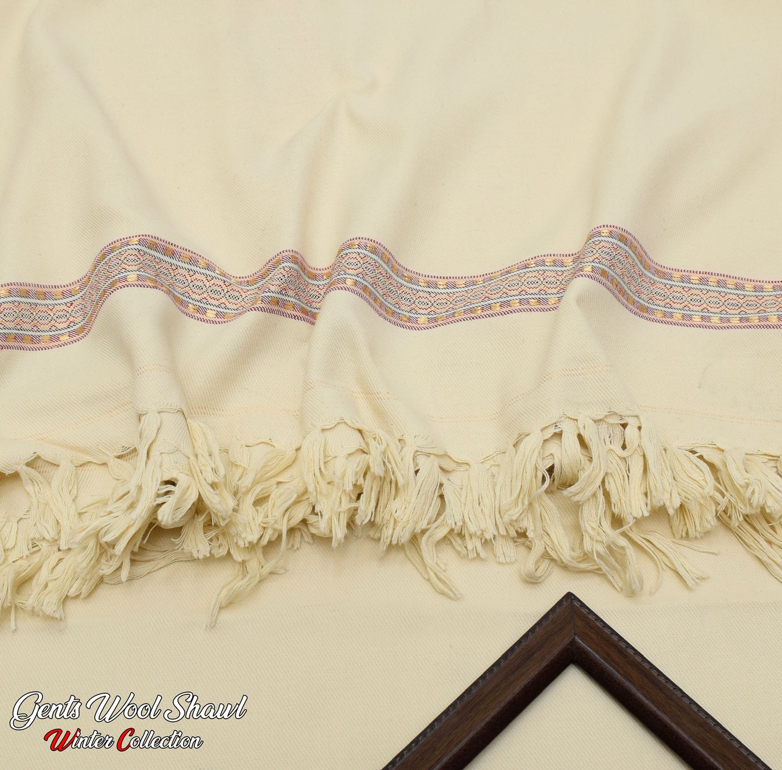 Men's Acrylic Wool Shawl D-0013