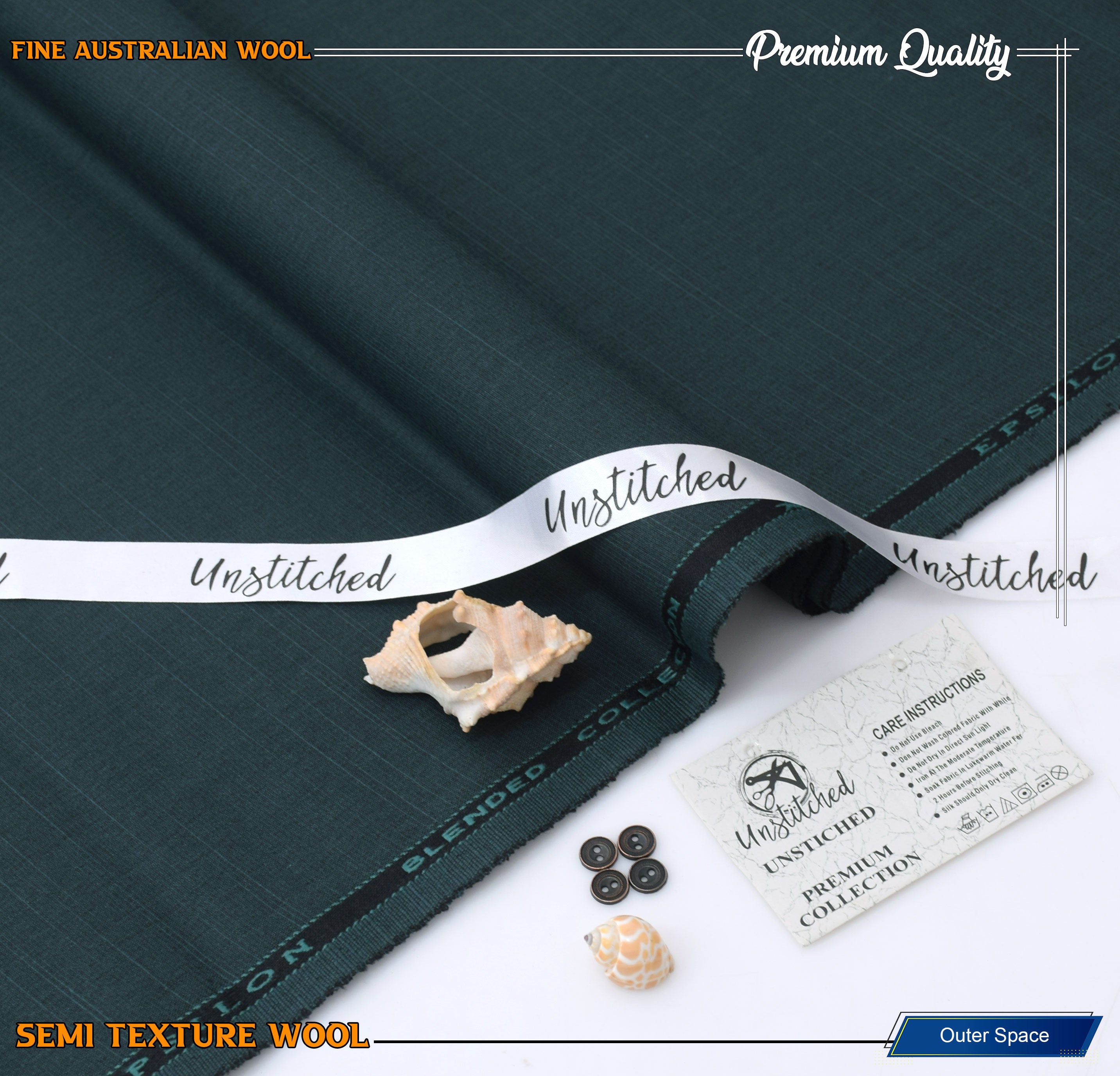 Fine Australian Wool - Quter Space