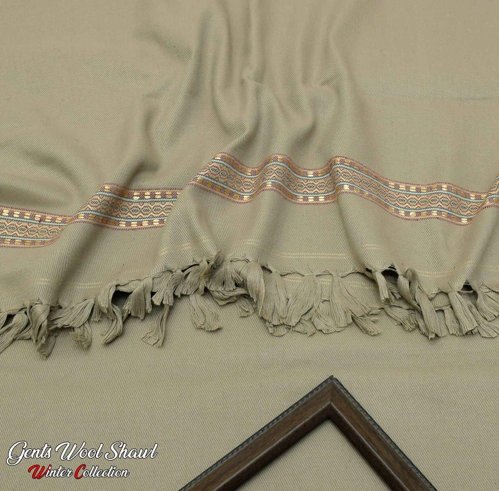 Men's Acrylic Wool Shawl D-010