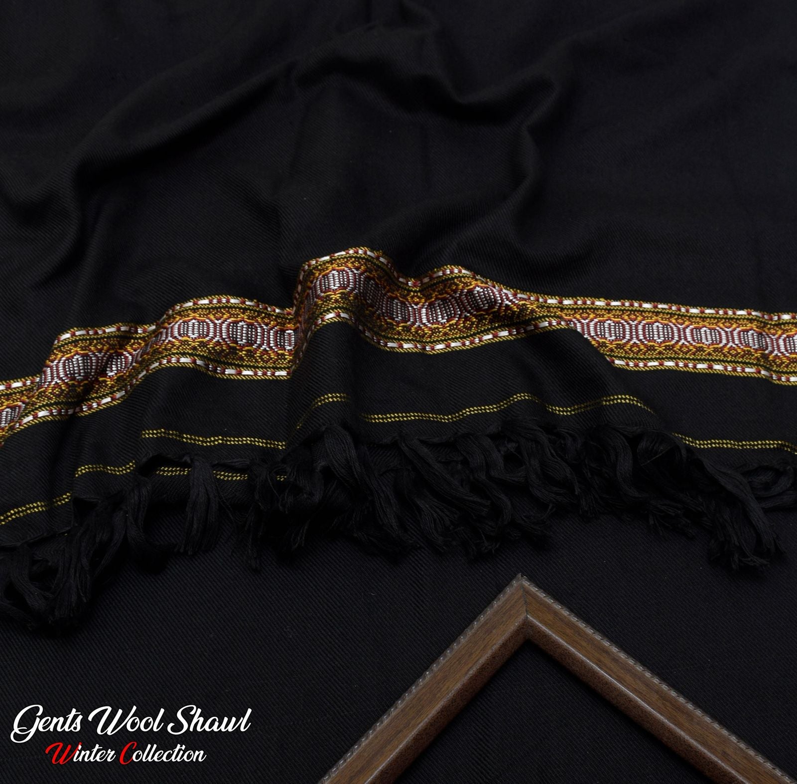 Men's Acrylic Wool Shawl D-006